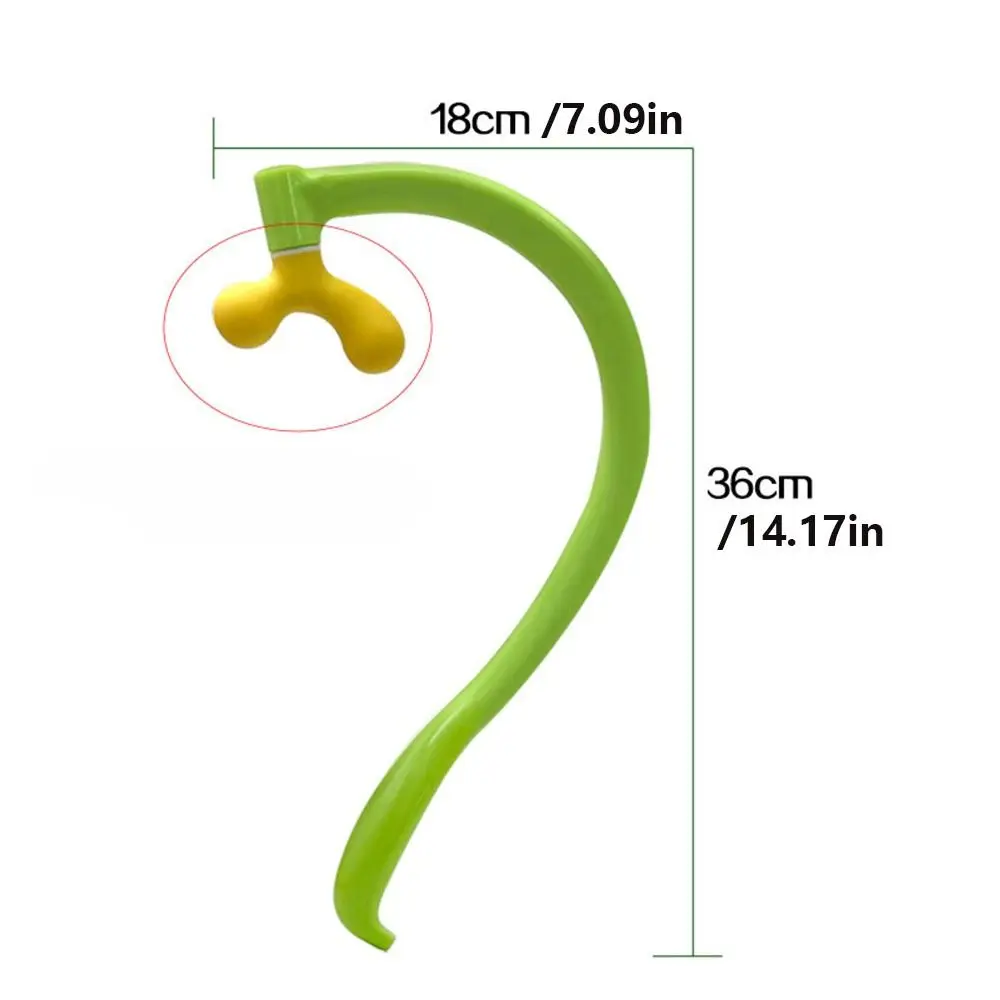 قابل للتعديل دليل تدليك نقطة قضيب ضغط العضلات المزدوج الزناد نقطة الظهر ضغط عصا تدليك الأنسجة العميقة الرقبة الذاتي #6