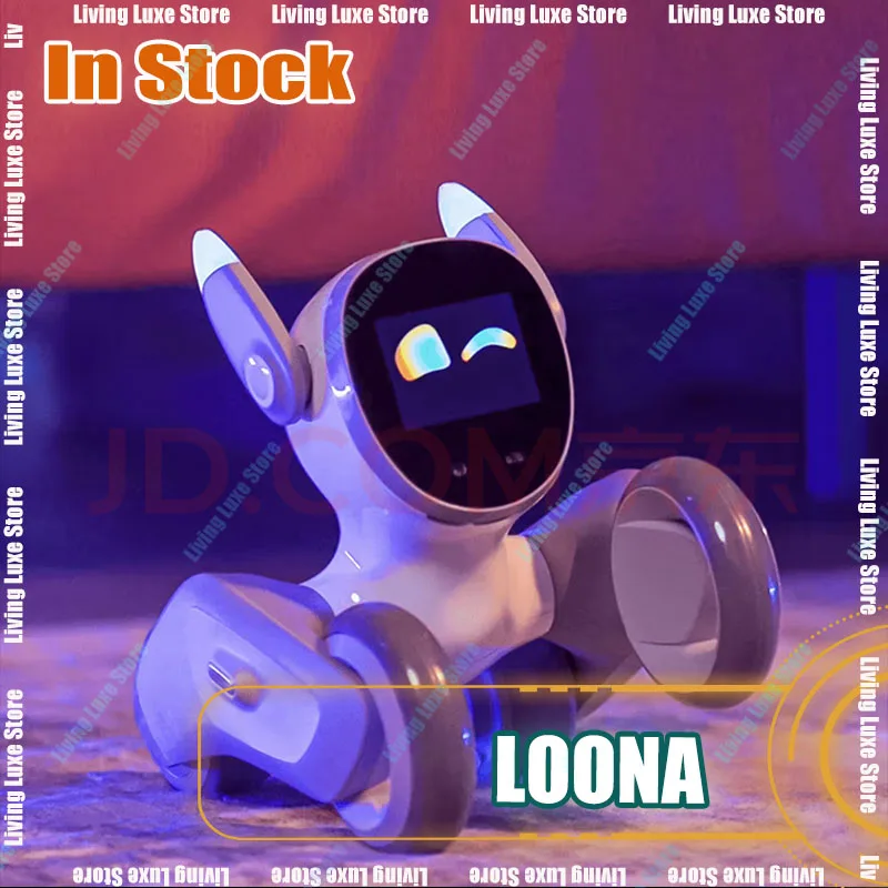 New LOONA Smart Robot Luna Accompany Voice Dog Intelligent Emopet Robots Monitor Electronic Toy Machine Compatible Game Kid Gift