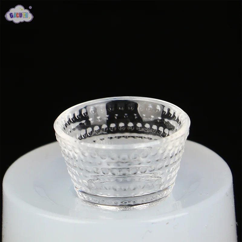 (Only Mold) 1:12 Dollhouse Miniature Bowl Dish Plate Tableware DIY Drop UV Glue Silicone Mold Doll House Home Decor