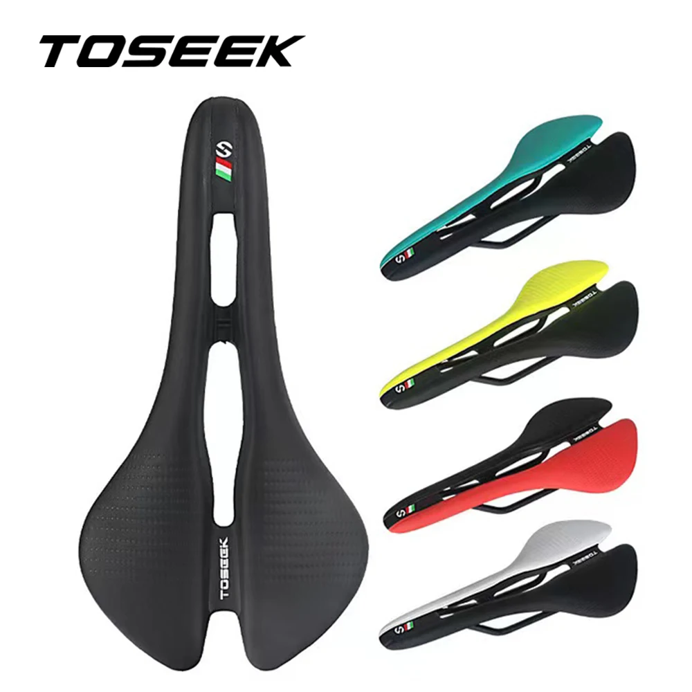 

Toseek MTB велосипедное седло дорожное гоночное сиденье, легкие удобные дышащие велосипедные седла для мужчин и женщин, детали сидений