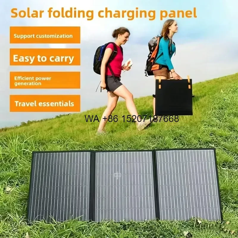 Wmwmnu New Arrival 100W Solar Panel Weather Resistant Design Foldable Flexible Solar Panels for Outdoor Camping RV Boat