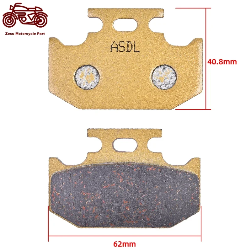 Front And Rear Brake Pads For Yamaha Serrow 250 XG250 XG 250 Tricker 2004 2009 2010 2011 XT225WE XT250 XT 250 Serow 250cc