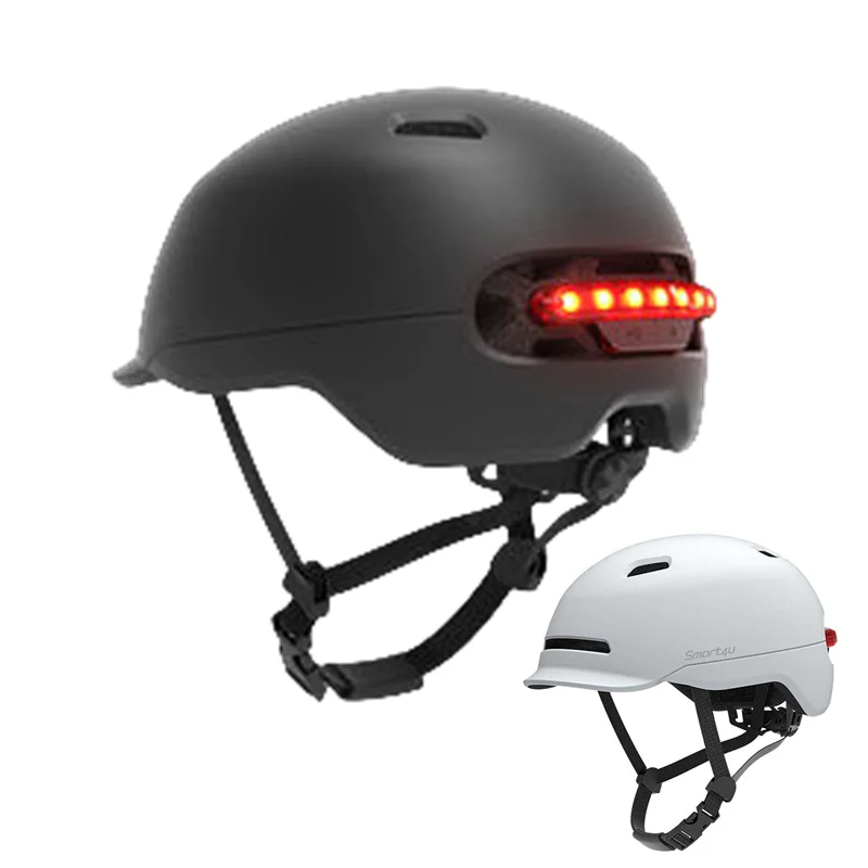 

4U Waterproof Helmet Bicycle Helmet Light Emitting Diode Automatic Warning Light Mountain Bike Helmet with Light Emitting