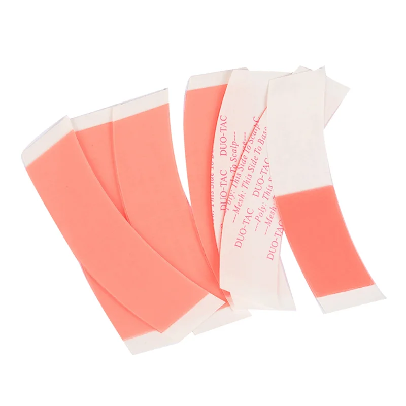M04K 36Pc/Bag Super Strong Duo-Tac Wig Hair Double Tape Adhesive Extension Hair Strips Waterproof For Toupees/Lace Wig Film