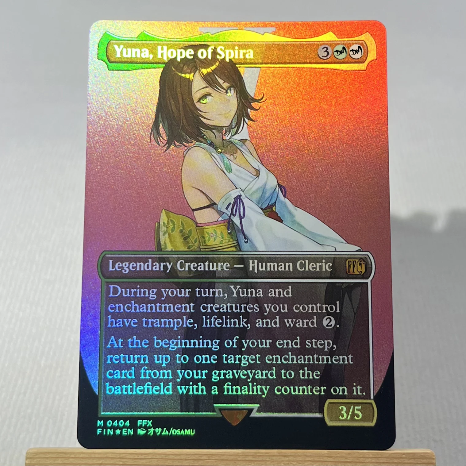 FCA FIC FOIL4-02 Прокси-карты TCG: Клауд, Экс-Солдат Терра, Герольд Надежды Селес, Руночный Рыцарь, Древний Медный Дракон