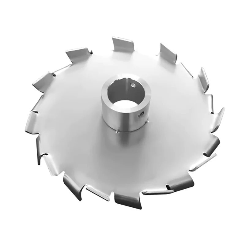 304 stainless steel high shear impeller dispersion plate with shaft sleeve corrosion resistance