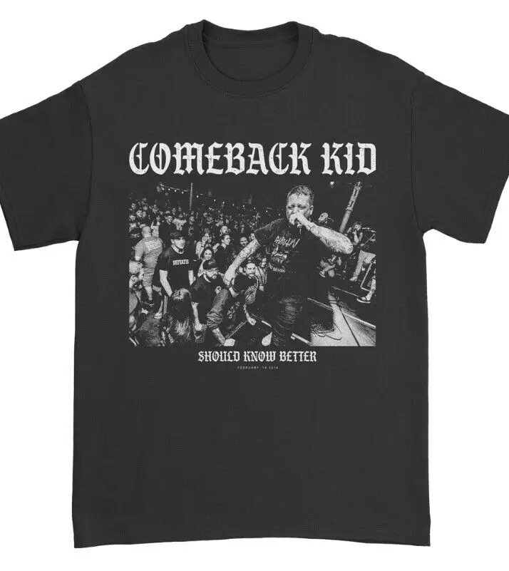 Koszulka Comeback KID BAND powinna lepiej znać długie lub krótkie rękawy unisex TE6829