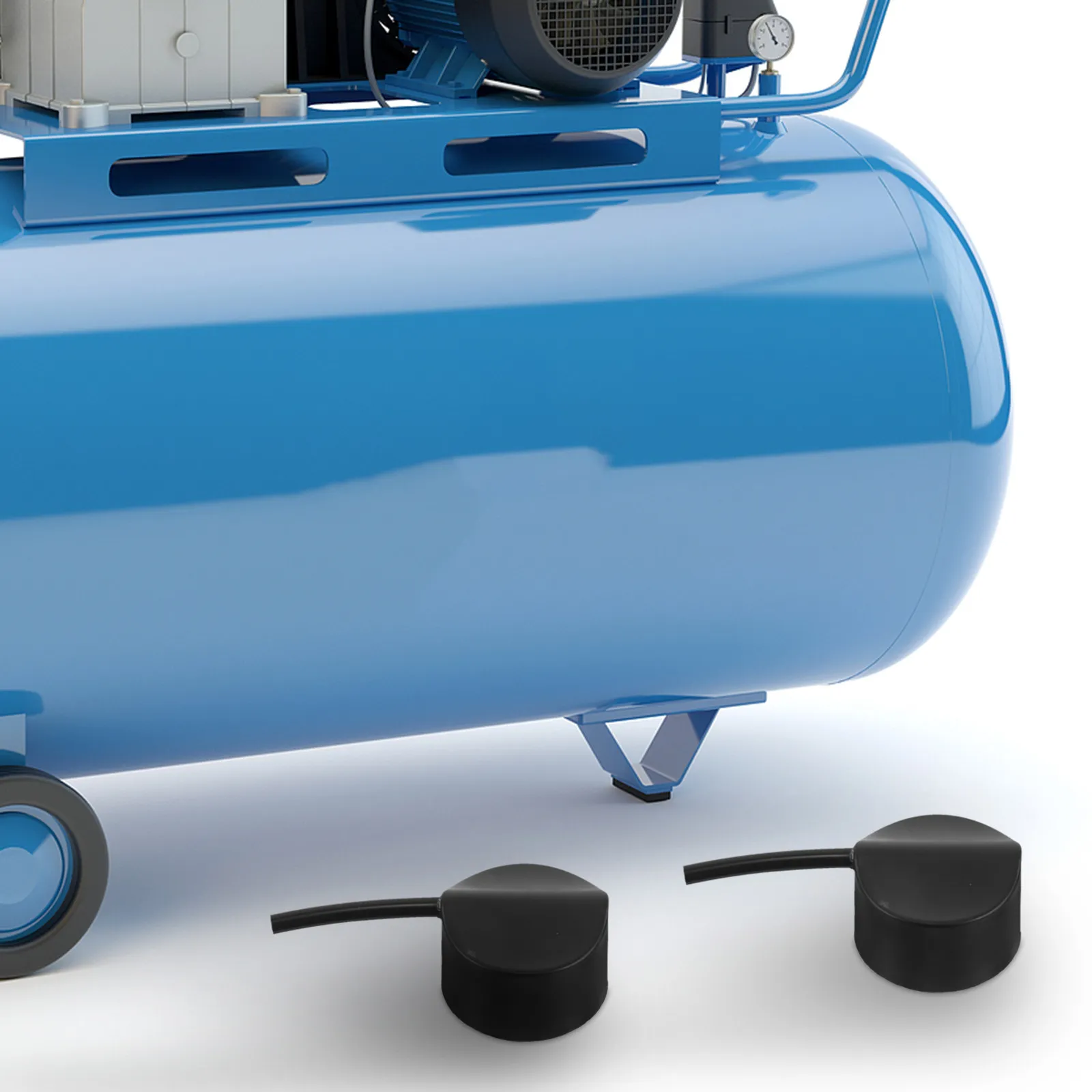 2Pcs Air Compressor Filter Assembly Intake Muffler with Pipe for Spray Studio Clinic Use Extended Lifespan Low