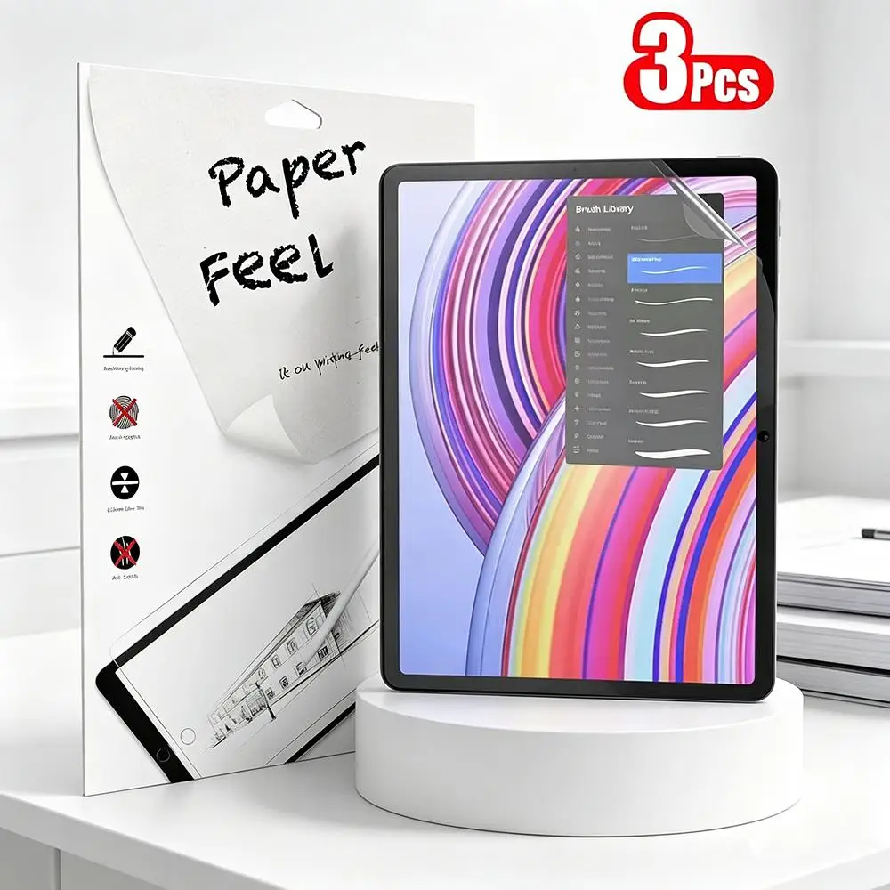 3Pcs Screen Protector For Xiaomi Redmi 6s Pro 12.4 Pad 6 5 Pro 11 inch Redmi Pad Se 8.7 Tablet Matte Film No Glass Protection