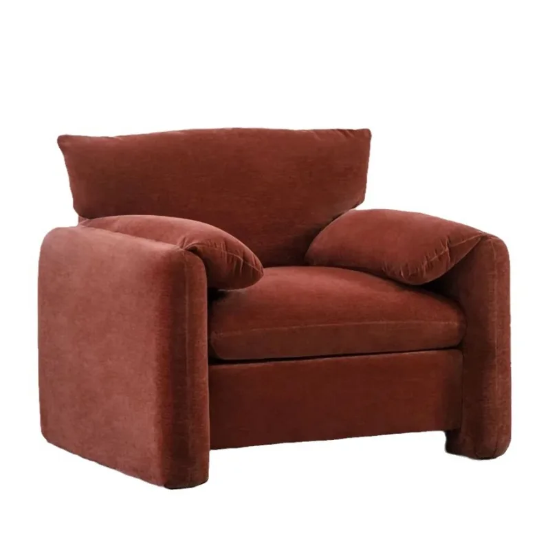 Nordic light luxury modern beauty salon sales department single sofa studio sofa