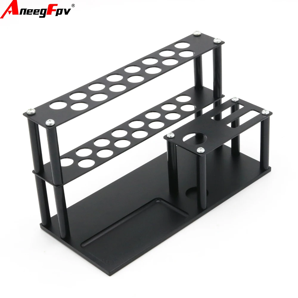 ชั้นวางเก็บไขควง 30 ช่อง สำหรับไขควงหัวหกเหลี่ยมและไขควงหัวแฉก สำหรับชุดเครื่องมือ RC - โซลูชั่นการจัดการเครื่องมือ (ไม่รวมเครื่องมือ)