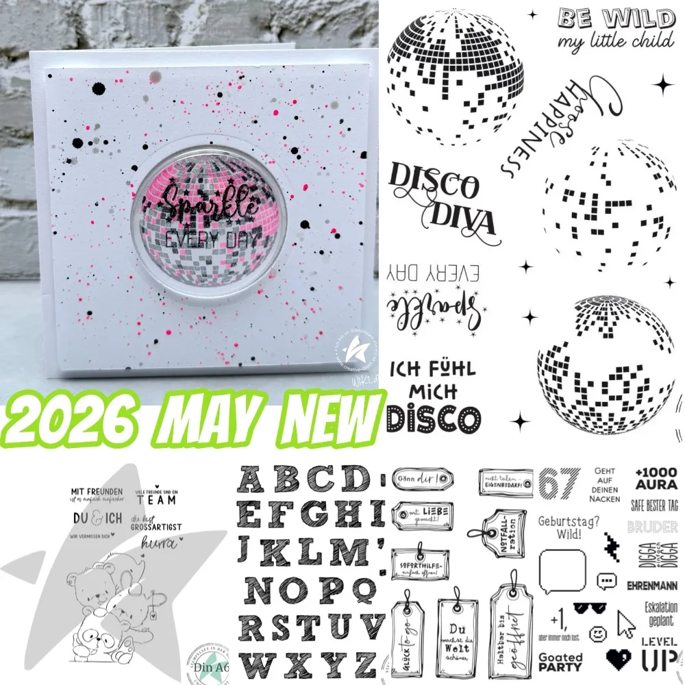 

Rabbit, Cow, Pig, Flash 2026 NEW Cutting Dies Scrapbook Diary Decoration Stencil Embossing Template DIY Greeting Card Handmade