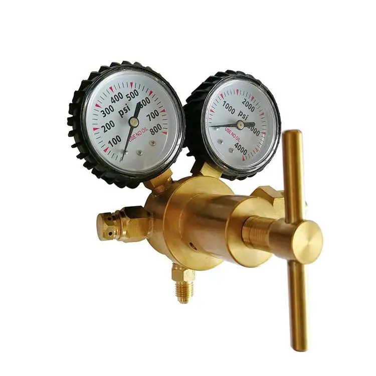 Copper High-Pressure Nitrogen Pressure Reducing Valve CGA580