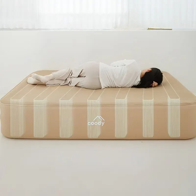 Outdoor Usage Modern Foldable Inflatable Mattress Built-in Pump Air Bed for Camping and Bedroom