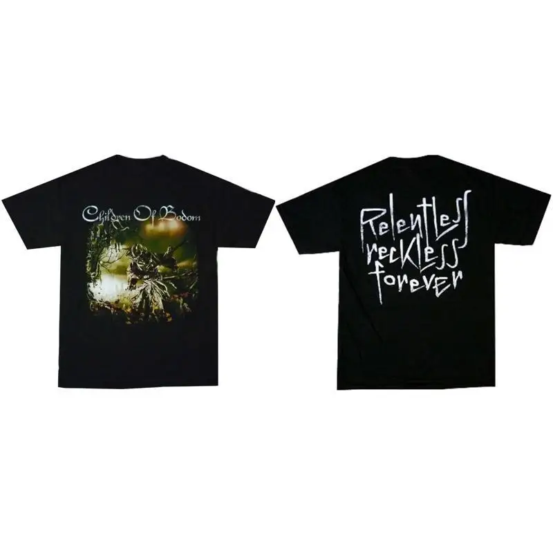 Children Of Bodom Relentless T Shirt S 5XL Metal Band Reprint NEW