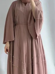 Turchia Dubai Abito musulmano Caftani Abaya Abiti da sera per le donne Dubai Marocco Islam Abito lungo Robe Femme Musulmane Abiti