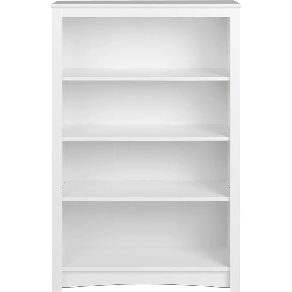 

Home Office 4-Shelf Standard Bookcase, 31.5 in. W x 48 in. H x 13 in. D, White