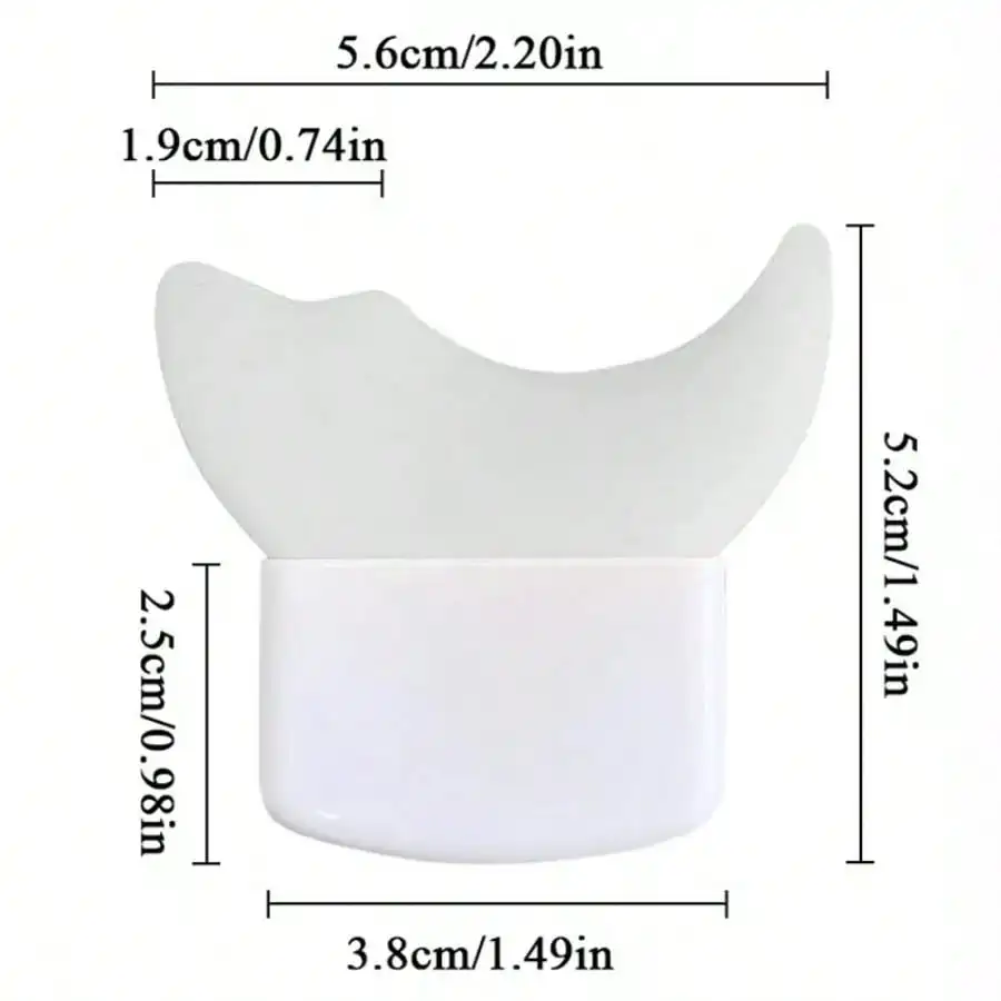 1pc Silicone Eye Liner Stencil Eyelash Shield, Eye Liner Guide, Mascara Protective Cover, Slouchy Makeup Tool