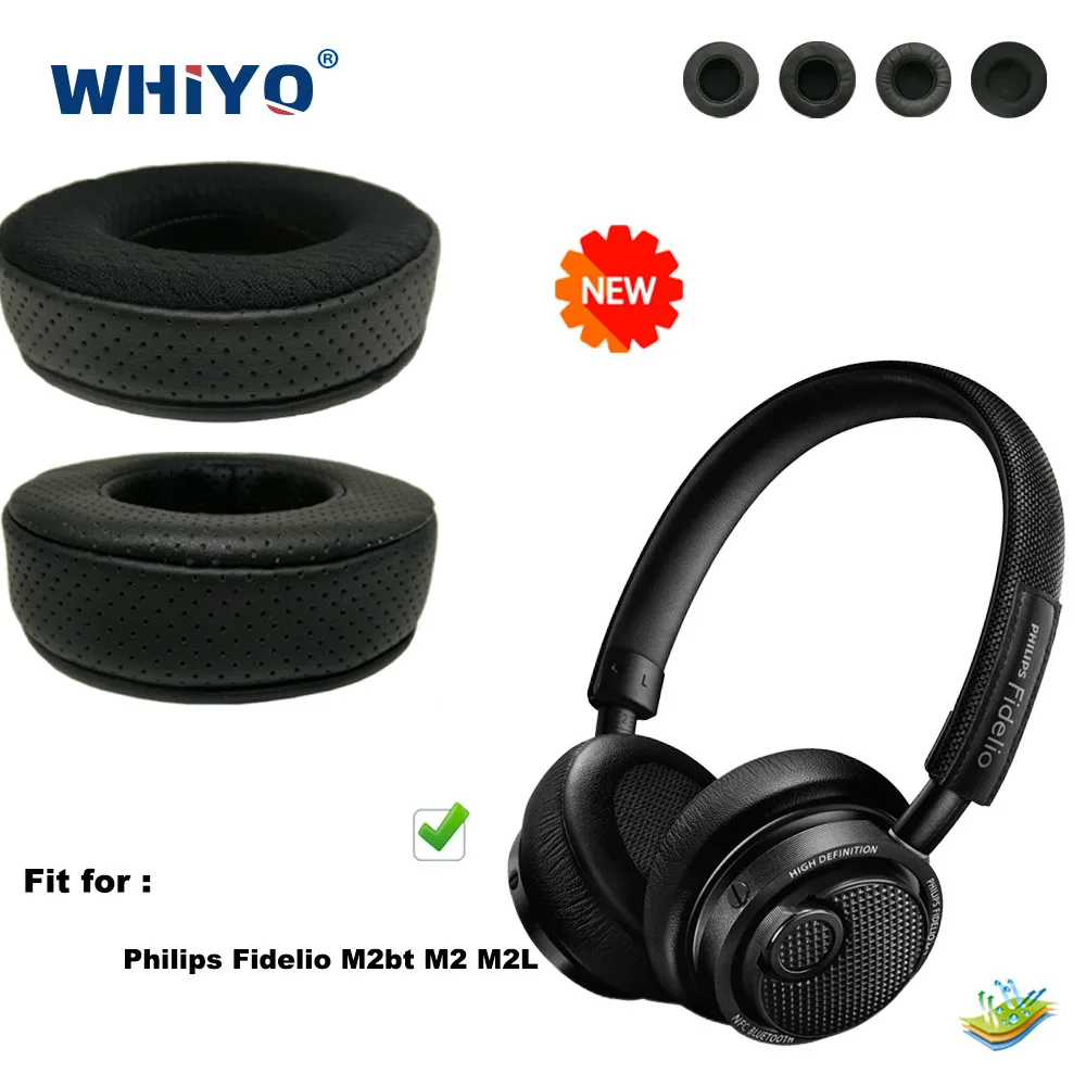 

New upgrade Replacement Ear Pads for Philips Fidelio M2bt M2 M2L Headset Parts Leather Cushion Velvet Earmuff Headset Sleeve
