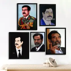 saddam hussein Canvas Art Poster and Wall Art, Picture Print, Modern Family Bedroom Decor, Posters,Decorative painting
