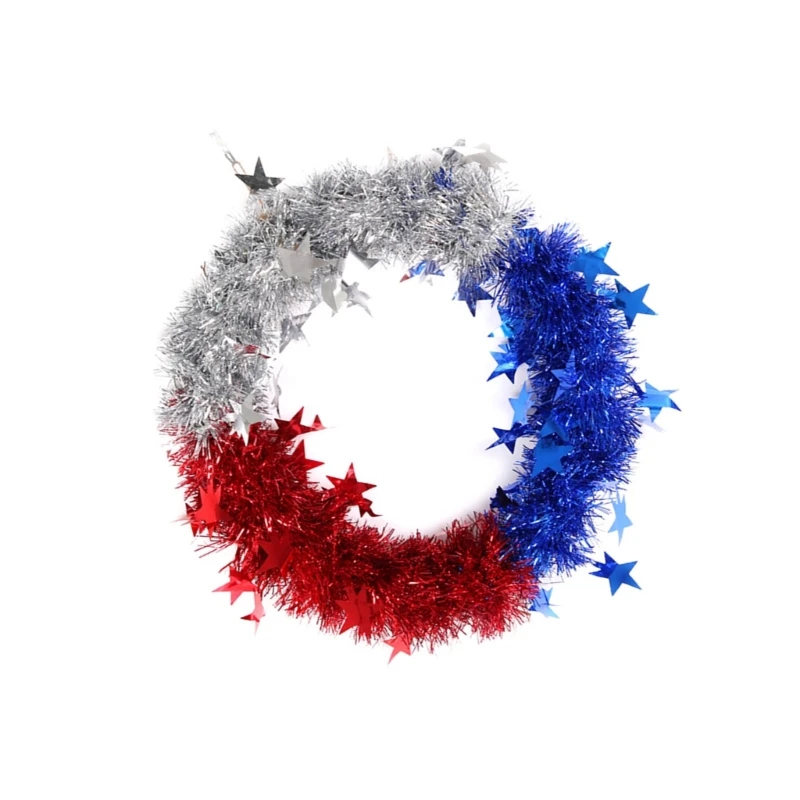 Couronne à thème fête l'indépendance, décors fête patriotique pour célébration