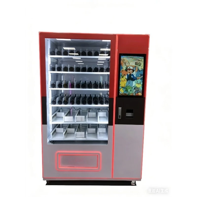 Snack and Cold Drinks Vending Machine with Smart Touch Screen with Coin Paper Money