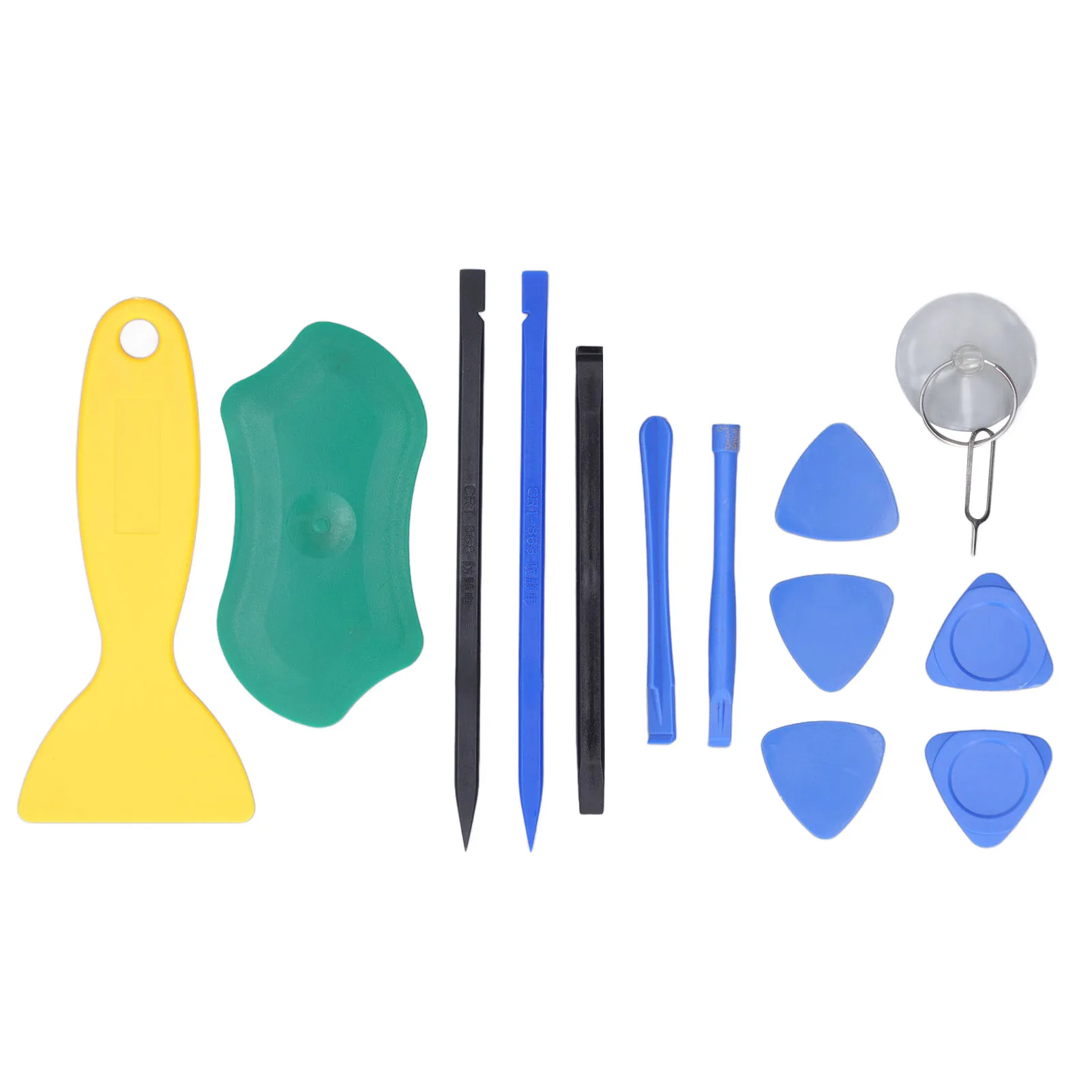 Elektronica Reparatiegereedschap Elektronica Reparatiegereedschap PVC Plastic Spudger Openings- en hefboomgereedschap Driehoekige plaat Zuignapset