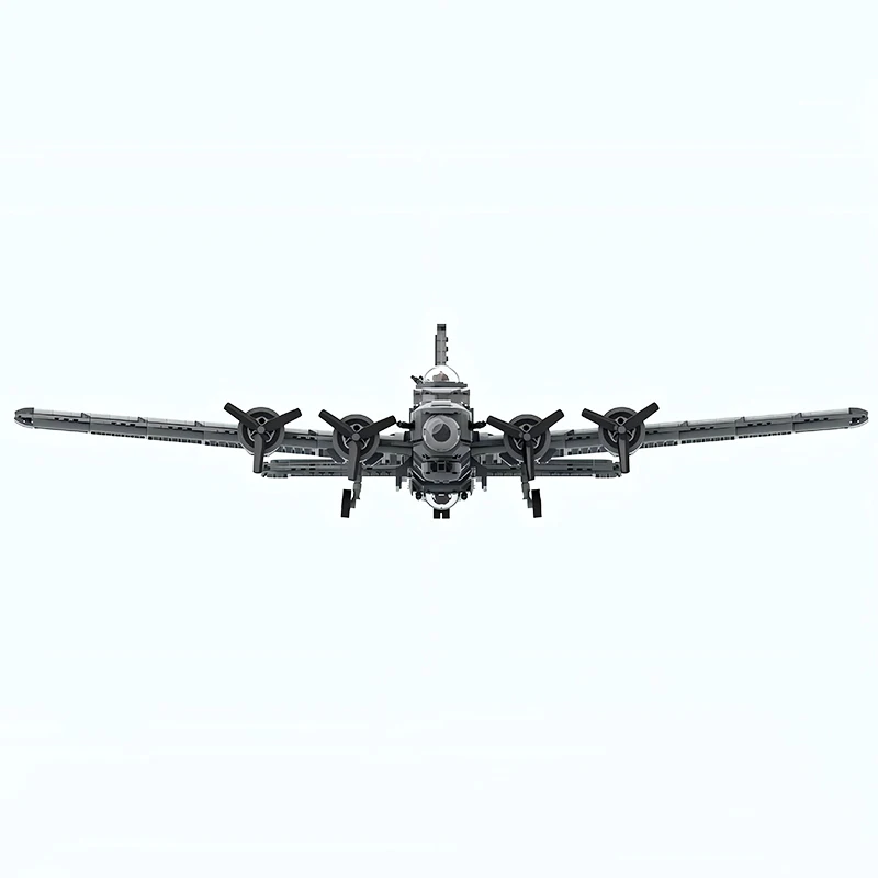 Military High-speed Fighter Boeing B-17 Flying Fortress Heavy Bomber High-tech Building Blocks Model Kids Bricks Toys Xmas Gifts