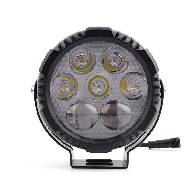 Motorcycle auxiliary two-color motorcycle led  with remote control high and low  amber yellow light