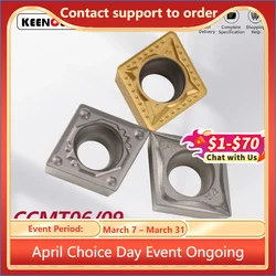 CCMT060204 CCMT09T302 CCMT09T304 CCMT09T308 Carbide Insert for Cermet SCLCR/L External Turning Tool Blade Lathe Parts CNC Cutter