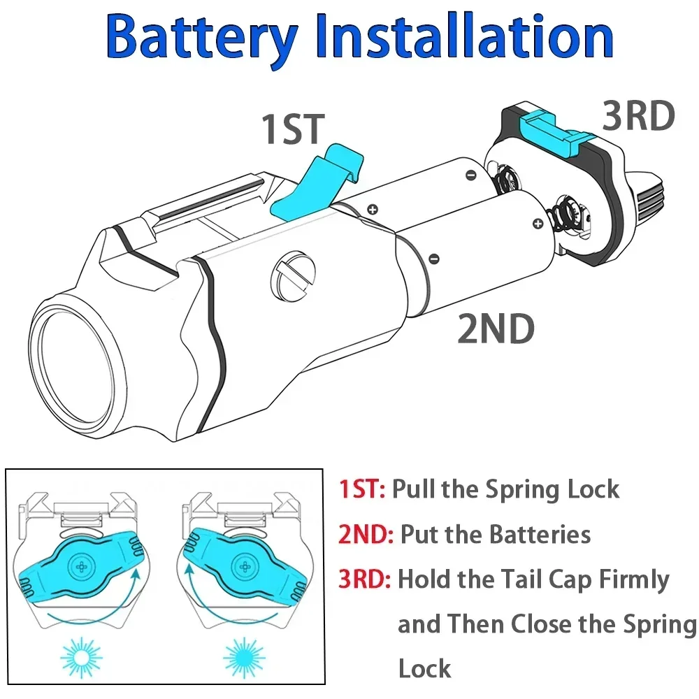 التكتيكية TLR-1 مصباح ليد جيب المعادن 800 لومينز ضوء إحترافي بندقية اكسسوارات 20 مللي متر ل غلوك 17 الادسنس بندقية TLR1 كشاف الشعلة #6