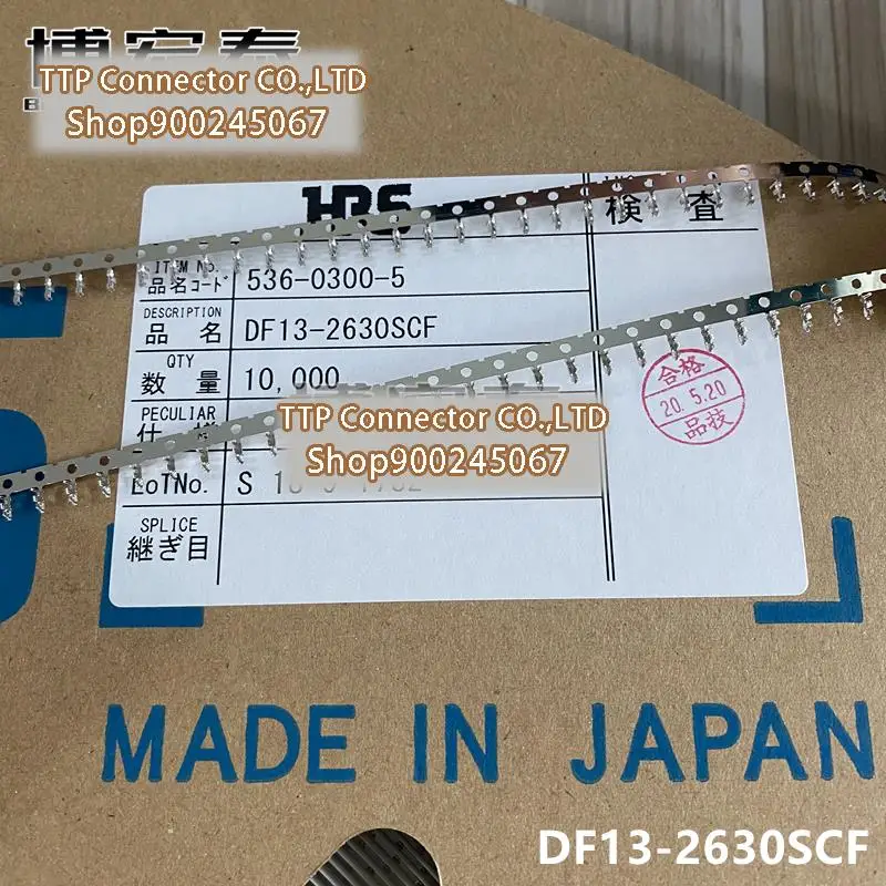 100 шт./лот, разъем DF13-2630SCF, калибр проводов 26-30AWG, 100% новый и оригинальный 100 шт./лот, разъем DF13-2630SCF, калибр проводов 26-30AWG, 100% новый и оригинальный
