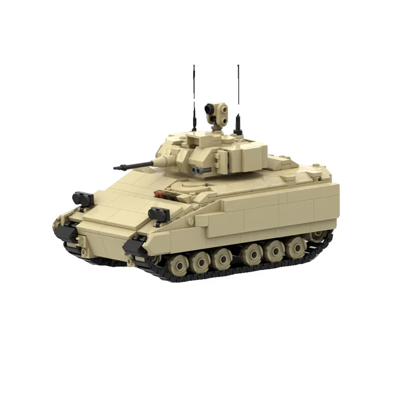 M2 M3 Bradley Tanks WW2 Military Models Armored Vehicle Building Blocks Abrams DIY Bricks Educational Toys for Kids Gift