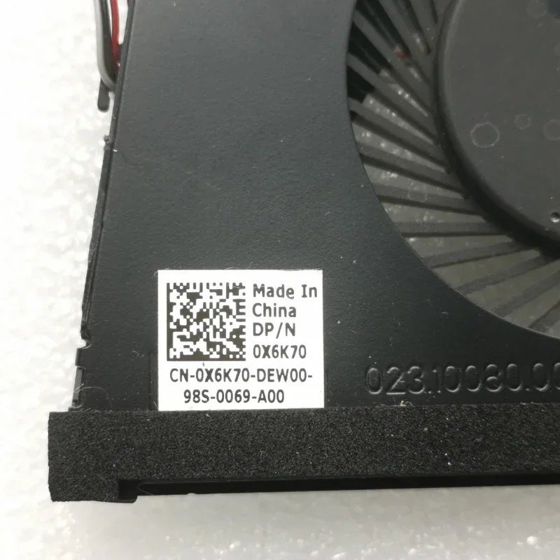 C=0X6K70 Original For Dell Latitude 3480 3580 Laptop Cooling Fan Cooler Fan Heatsink Radiator CN-0X6K70 X6K70 High Quality