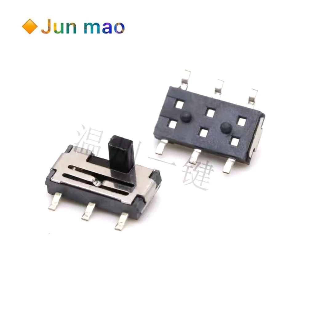 

10 шт. MST-22C02 вертикальный патч мини-переключатель маленький 6-контактный 2-ступенчатый микропереключатель с канавкой