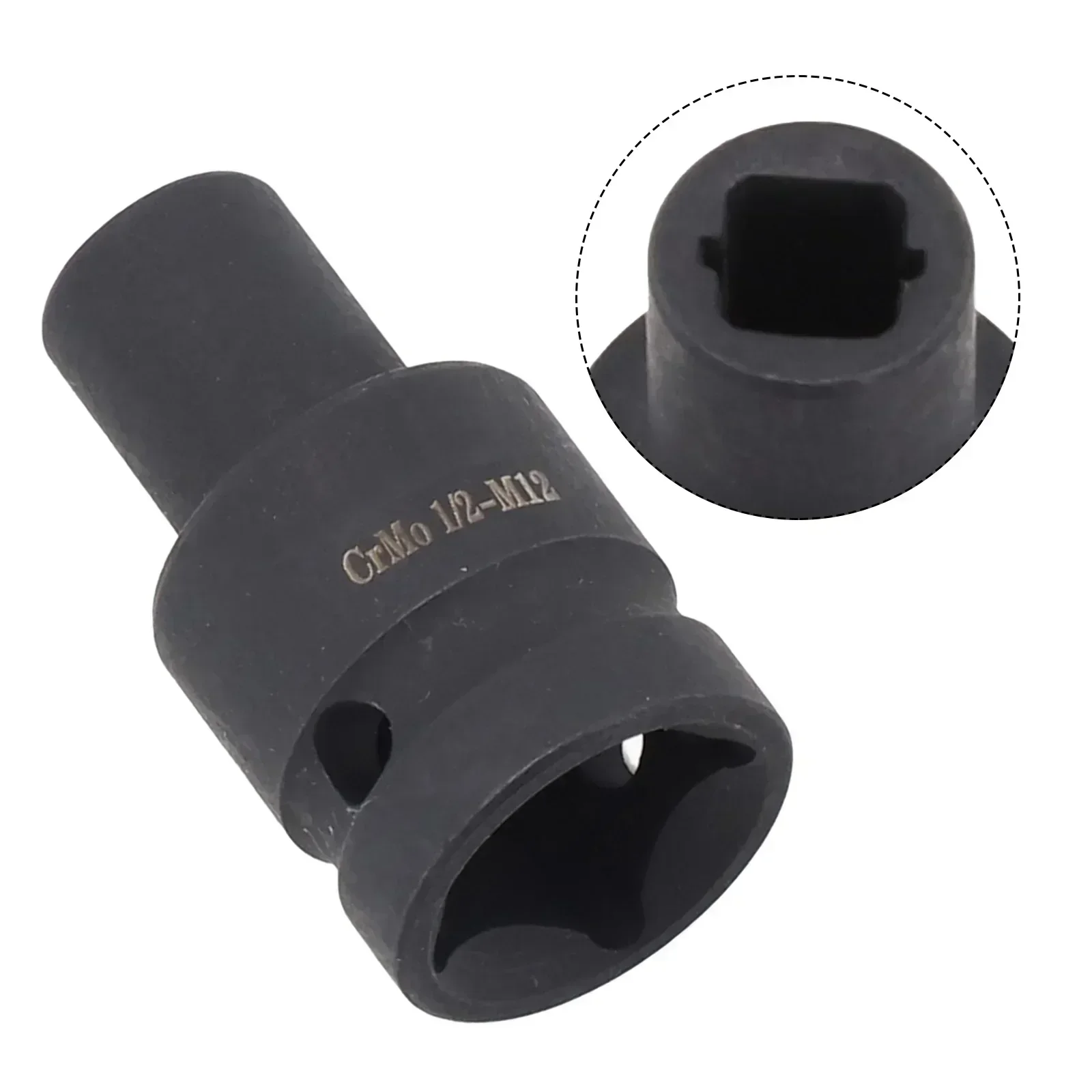 Cabeça Dupla Suqare Torneira Soquete Polegada Driver m6 para M24 Soquetes para Chave de Catraca Pneumática Soquete Quadrado Mm24 mm 1pc