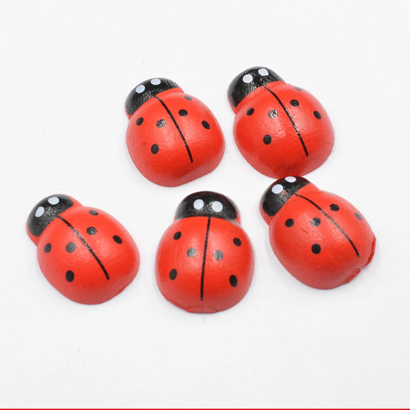 FLTMRH  20pcs Dog Beads Ball Smiling Face Wood Beads Pacifier Clip & Jewelry For Wooden Cartoon Children Kids Beads