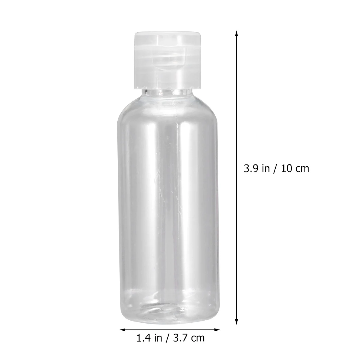 20Pcs Transparent Plastic Lotion Storage Bottles Travel Refillable Subpackaging Containers Lightweight Portable