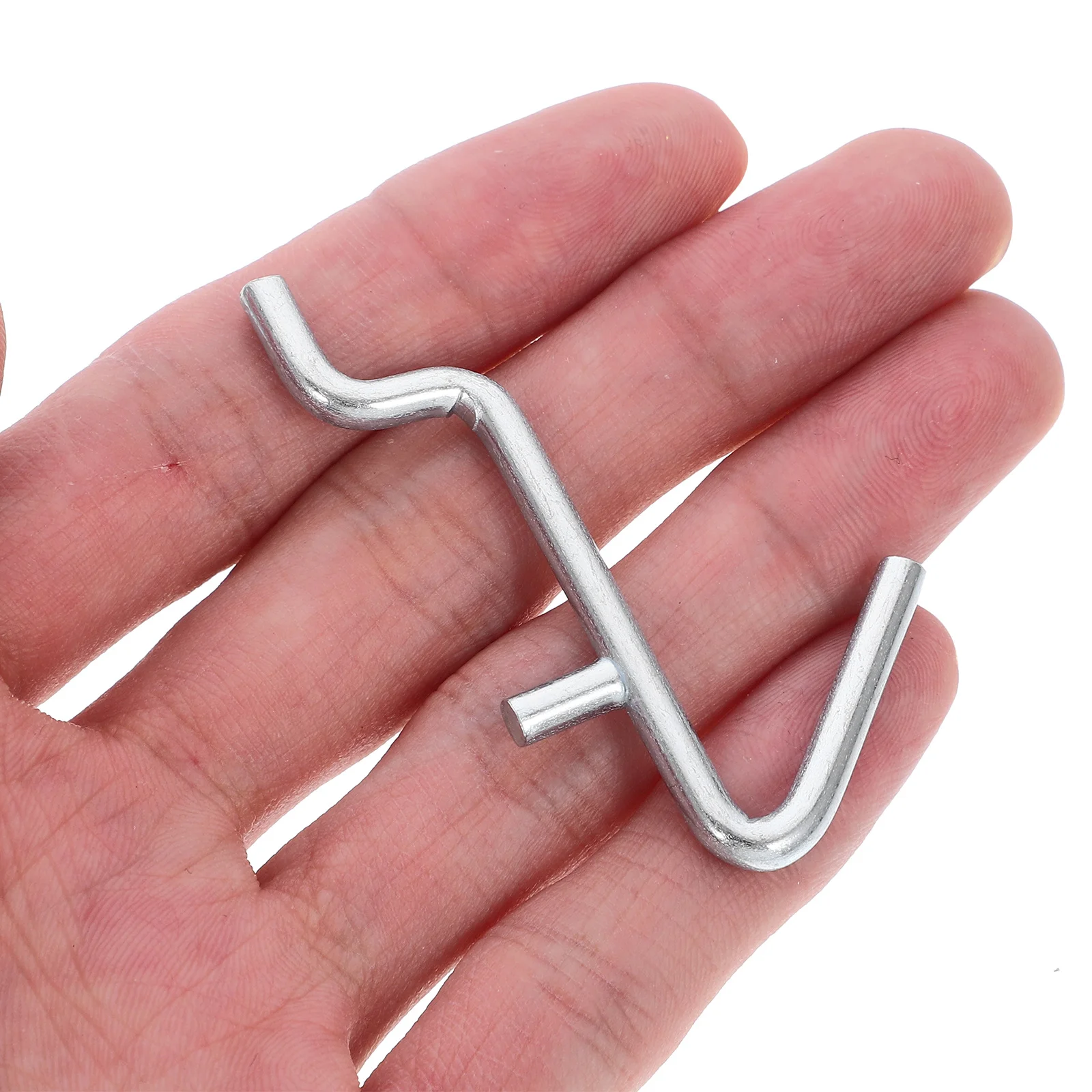 Ganchos de Hardware de 20 piezas, colgadores de tablero perforado de Metal, accesorios organizadores de herramientas ligeros y fáciles de instalar para almacenamiento de tablero perforado