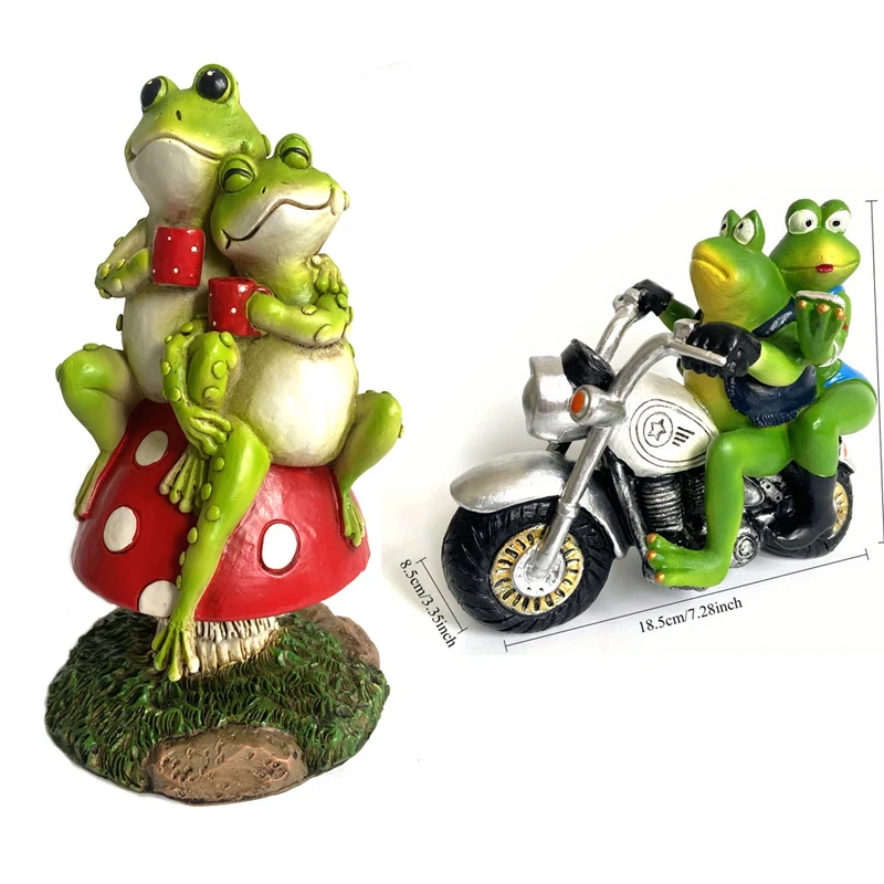 

Decoration Frog Resin Crafts Funny Desktop Decoration Home Indoor Outdoor Decoration Sculpture Ornament Gift For Couple Decor