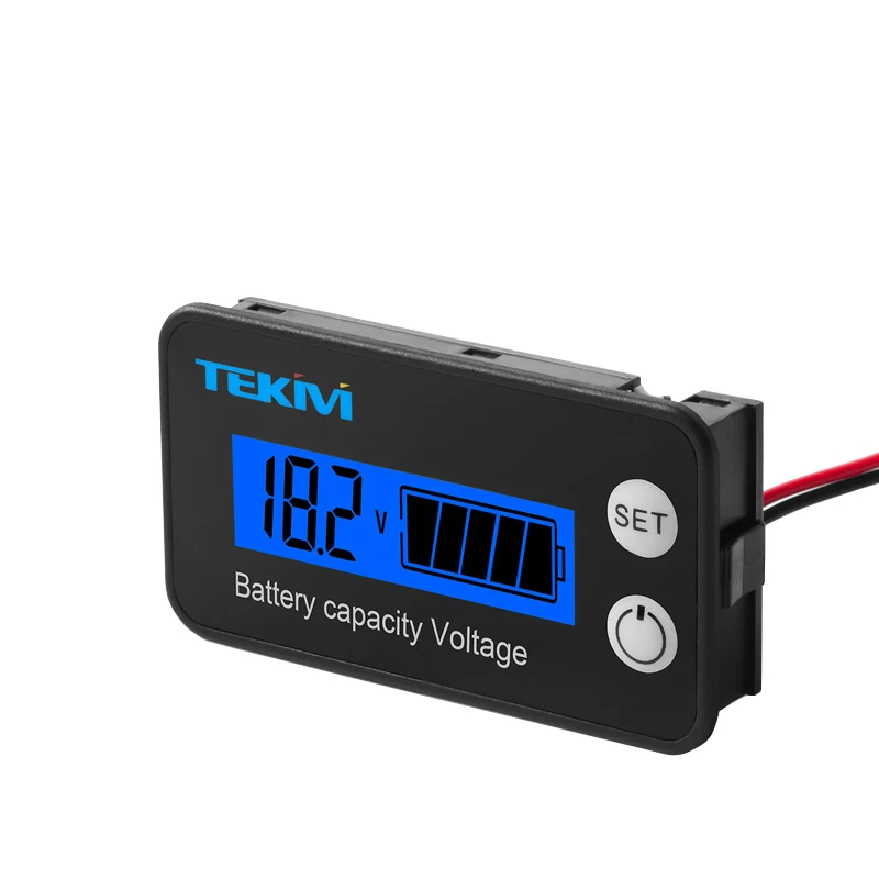 Lithium Battery Capacity Level Volage Indicator Tester Lead-acid LiFePO4 Meter 8-90V Car Motorcycle Voltmeter 12V 24V 60V 72V