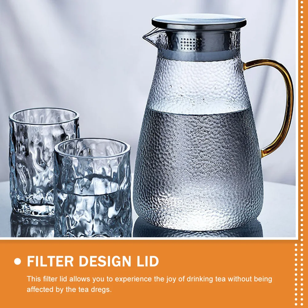 

2pcs Stainless Steel Pitcher Lid Filter Design For Water Infuser Jug Tea Strainer Cover Cold Brew Bottle Top Kitchen Bar