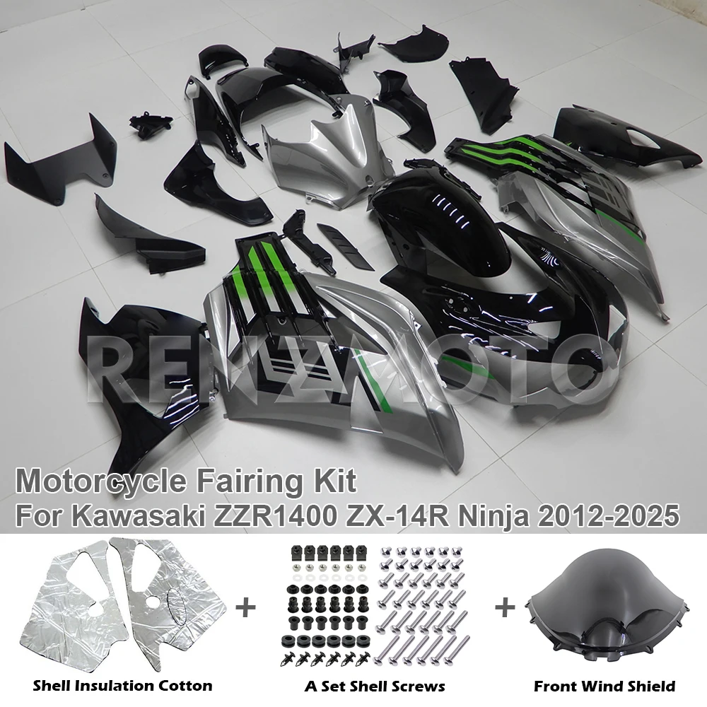 BODY-GA 2本セット Kawasaki Zzr1400 Bodywork Fairing - AliExpress
