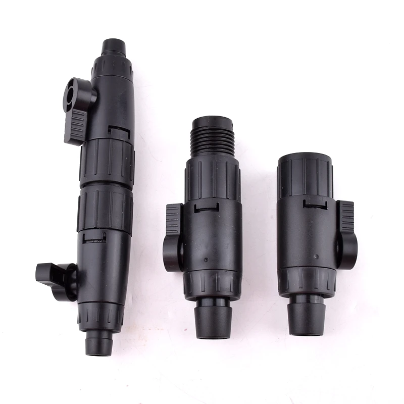 12/16mm Aquarium Double Tap Quick Release Connector Fish Tank Water Flow Control Switch Valve Hose Pipe Valve Filter Accessories