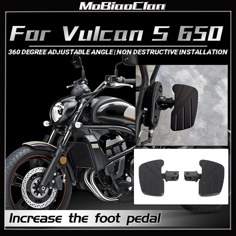 Moto Anteriore Poggiapiedi Rider Pedana Driver Pedana Ampio Poggiapiedi per Kawasaki Vulcan S 650 EN650 VN650 S650 2015-2025