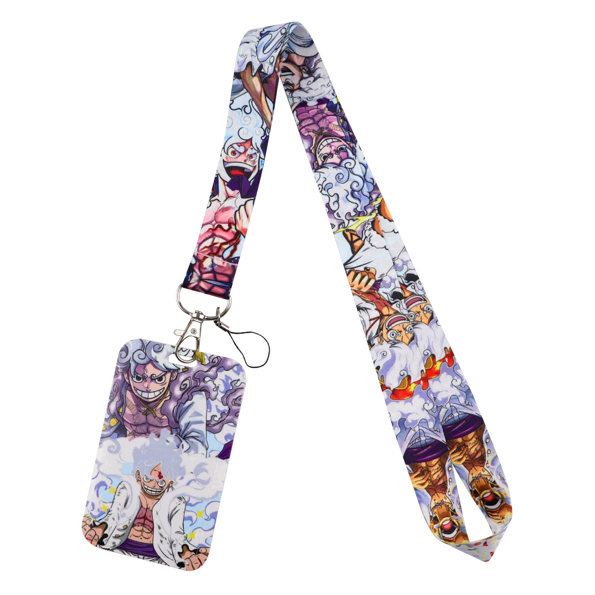 Zoro Lanyard Anime Piraat Kaarthouder Nekkoord voor Sleutel ID-kaart Telefoonriemen Badgehouder Sleutelhangers Cosplay Accessoires Geschenken