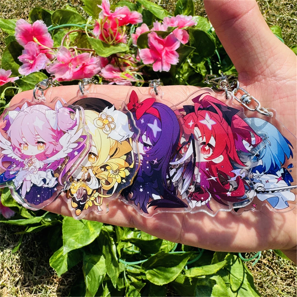 

Anime Kaname Puella Magi Madoka Magica Tomoe Mami Miki Sayaka Akemi Homura Cosplay Costumes Key Chain Keychain Accessories