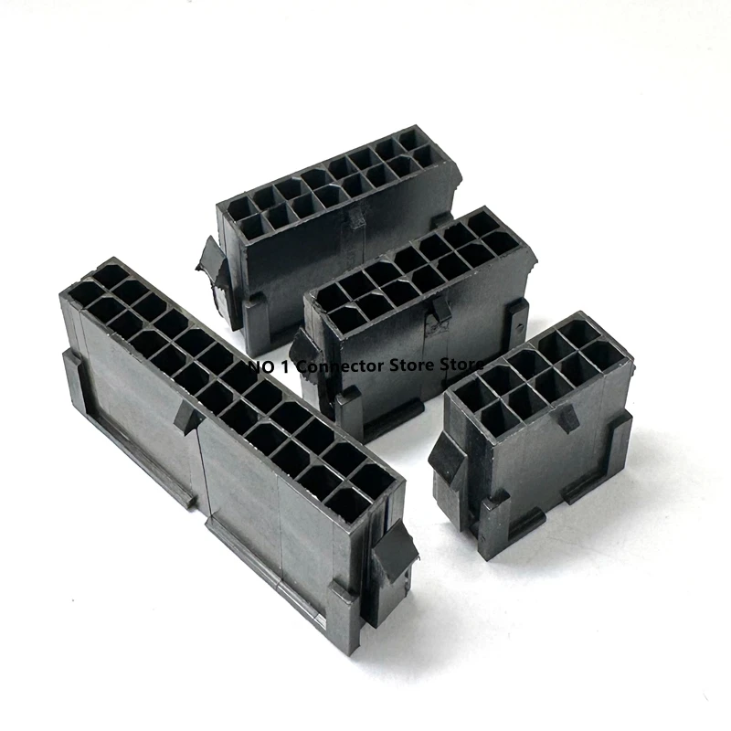 10PCS Micro-Fit 3.0mm Pitch Connector Double Row Female Housing 2/4/6/8/10/12/14/16/18/20/22/24Pin 5557 43020 Series