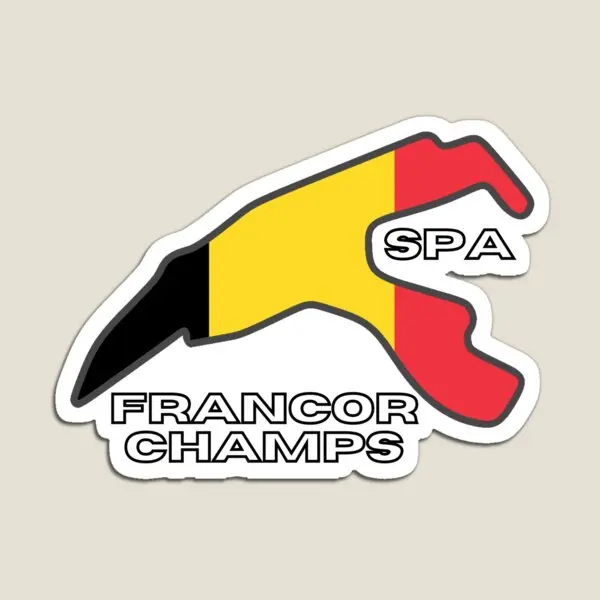 

Spa Francorchamps World Circuit Gp магнит для дома, Забавный милый держатель для игрушек, магнитные наклейки