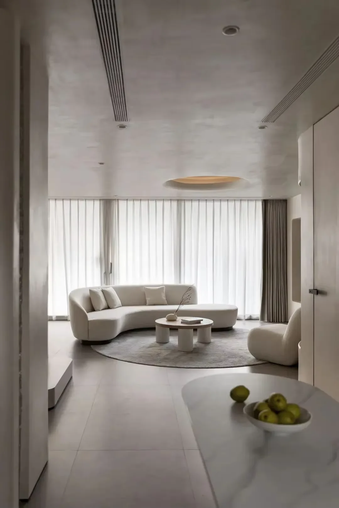 Sanhai الحد الأدنى نمط التصميم الداخلي البناء رسم خطة رئيسية تخطيط شقة مريحة الدافئة الديكور غرفة المعيشة المنزل